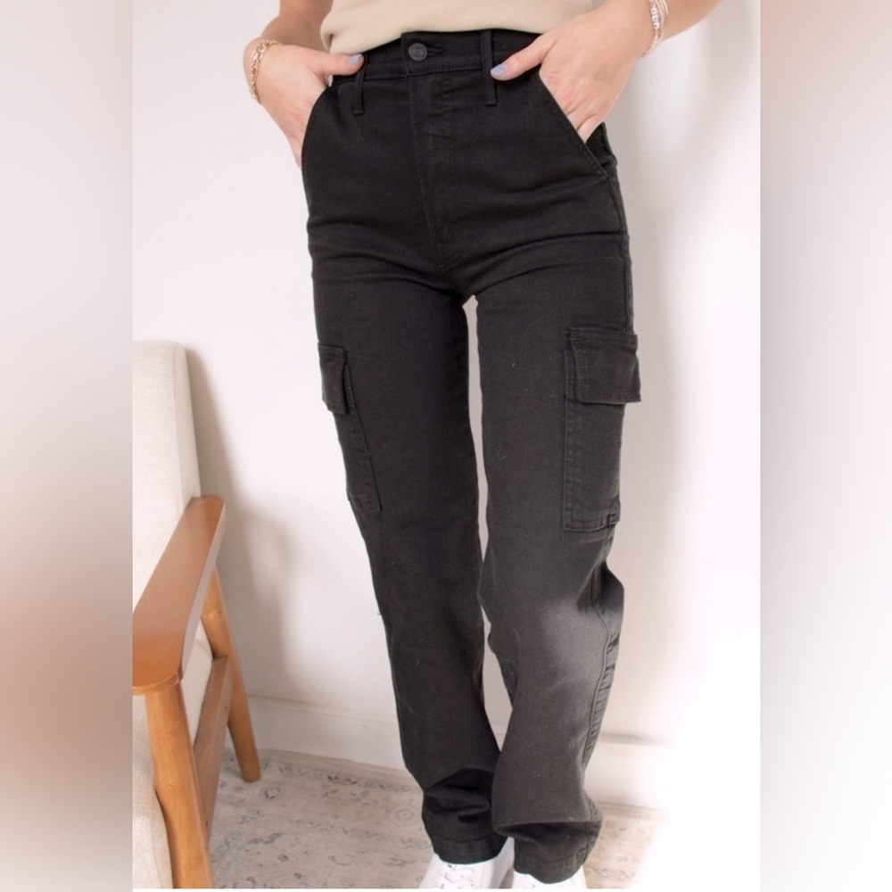 Mother The Straight Up Rambler Cargo Jeans size 27